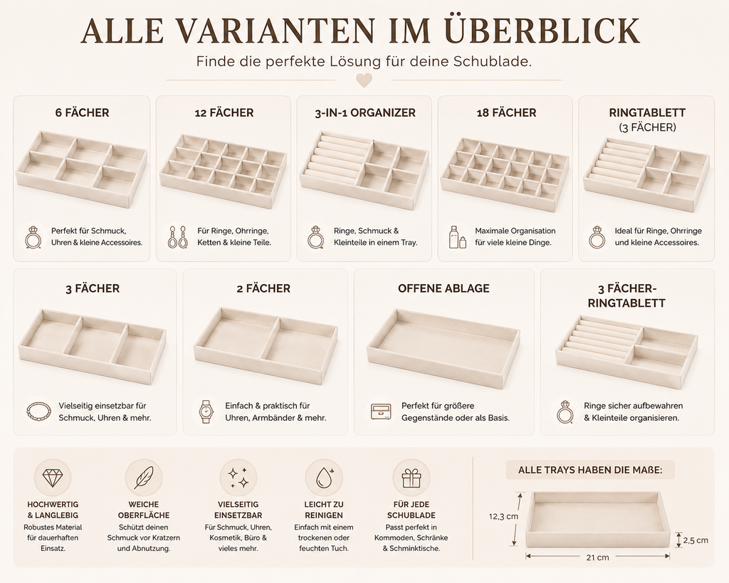 VeloTray - Schubladen-Organizer